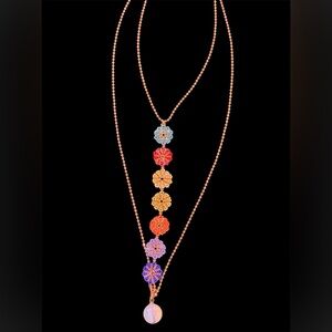 Multicolor Chakra Pendant Necklace